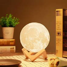 16 In 1 High Quality Led Moon Light Lamp With Stand – Mind Glowing 3d Lamp – Bedroom Led Bed Lamp Desk Lamp – Moonlight Sensation Home Decor | Led Moon Light With 15cm Size