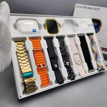 I20 Ultra Max With AirPods Bonus |10 in 1 Smartwatch Bundle 2.3 Inch Large Screen 10 Straps