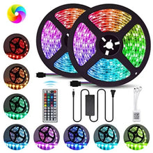 New Rgb Led Strip 10 Meter Top Quality With Remote And 12v Power Supply (multicolor)